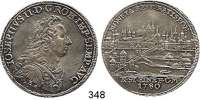 Deutsche Münzen und Medaillen,Regensburg, Stadt Josef II. 1765 - 1790 Taler 1780 B. F.  27,97 g.  Dav. 2627.  Beckenb. 7116.  Schön B 103.