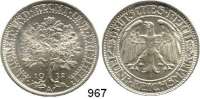R E I C H S M Ü N Z E N,Weimarer Republik  5 Reichsmark 1932 A.  Jaeger 331.  Eichbaum.