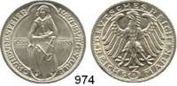 R E I C H S M Ü N Z E N,Weimarer Republik  3 Reichsmark 1928 A.  Jaeger 333.  Naumburg.