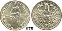 R E I C H S M Ü N Z E N,Weimarer Republik  3 Reichsmark 1928 A.  Jaeger 333.  Naumburg.