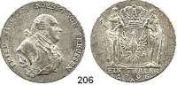 Deutsche Münzen und Medaillen,Preußen, Königreich Friedrich Wilhelm II. 1786 - 1797 Taler 1796 A.  22,19 g.  Old. 3.  Jg. 25.  Dav. 2599.