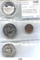 R E I C H S M Ü N Z E N,L O T S     L O T S     L O T S  2 Reichspfennig 1940 G; Bundesrepublik, 10 Euro 