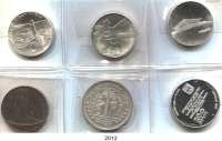 AUSLÄNDISCHE MÜNZEN,Israel L O T S     L O T S     L O T S 5 Lirot 1965, 1966, 1967; 200 Lirot 1980 und zwei moderne Medaillen.  LOT. 6 Stück.