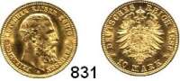 R E I C H S M Ü N Z E N,Preussen, Königreich Friedrich III. 1888 10 Mark 1888.  Jaeger 247.