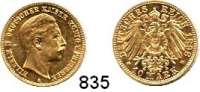 R E I C H S M Ü N Z E N,Preussen, Königreich Wilhelm II. 1888 - 1918 10 Mark 1898.  Jaeger 251.