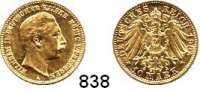R E I C H S M Ü N Z E N,Preussen, Königreich Wilhelm II. 1888 - 1918 10 Mark 1905.  Jaeger 251.