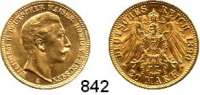 R E I C H S M Ü N Z E N,Preussen, Königreich Wilhelm II. 1888 - 1918 20 Mark 1890 A.  Jaeger 252.