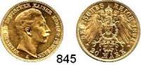 R E I C H S M Ü N Z E N,Preussen, Königreich Wilhelm II. 1888 - 1918 20 Mark 1894 A.  Jaeger 252.