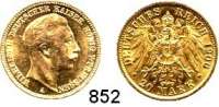 R E I C H S M Ü N Z E N,Preussen, Königreich Wilhelm II. 1888 - 1918 20 Mark 1905 A.  Jaeger 252.