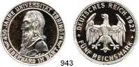 R E I C H S M Ü N Z E N,Weimarer Republik  5 Reichsmark 1927 F.  Jaeger 329.  Tübingen.