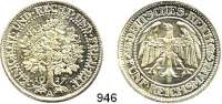 R E I C H S M Ü N Z E N,Weimarer Republik  5 Reichsmark 1927 A.  Jaeger 331.  Eichbaum.