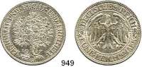 R E I C H S M Ü N Z E N,Weimarer Republik  5 Reichsmark 1927 G.  Jaeger 331.  Eichbaum.
