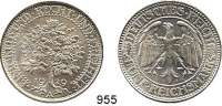 R E I C H S M Ü N Z E N,Weimarer Republik  5 Reichsmark 1929 A.  Jaeger 331.  Eichbaum.