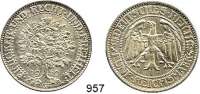 R E I C H S M Ü N Z E N,Weimarer Republik  5 Reichsmark 1929 G.  Jaeger 331.  Eichbaum.