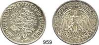 R E I C H S M Ü N Z E N,Weimarer Republik  5 Reichsmark 1930 J.  Jaeger 331.  Eichbaum.