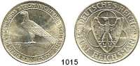 R E I C H S M Ü N Z E N,Weimarer Republik  5 Reichsmark 1930 A.  Jaeger 346.  Rheinlandräumung.