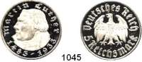 R E I C H S M Ü N Z E N,Drittes Reich  5 Reichsmark 1933 F.  Jaeger 353.  Luther.