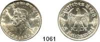 R E I C H S M Ü N Z E N,Drittes Reich  5 Reichsmark 1934 F.  Jaeger 359.  Friedrich von Schiller.