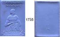 MEDAILLEN AUS PORZELLAN,Staatliche Porzellan-Manufaktur MEISSEN Düsseldorf 1935 blaues Porzellan.  Reichstagung der N. S. Kulturgemeinde.