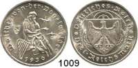R E I C H S M Ü N Z E N,Weimarer Republik  3 Reichsmark 1930 E.  Jaeger 344.  Vogelweide.