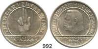 R E I C H S M Ü N Z E N,Weimarer Republik  5 Reichsmark 1929 A.  Jaeger 341.  Schwurhand.