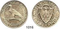 R E I C H S M Ü N Z E N,Weimarer Republik  5 Reichsmark 1930 D.  Jaeger 346.  Rheinlandräumung.