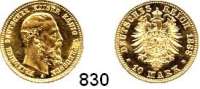 R E I C H S M Ü N Z E N,Preussen, Königreich Friedrich III. 1888 10 Mark 1888.  Jaeger 247.