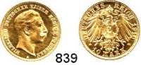 R E I C H S M Ü N Z E N,Preussen, Königreich Wilhelm II. 1888 - 1918 10 Mark 1910.  Jaeger 251.