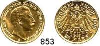 R E I C H S M Ü N Z E N,Preussen, Königreich Wilhelm II. 1888 - 1918 20 Mark 1906 A.  Jaeger 252.