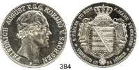 Deutsche Münzen und Medaillen,Sachsen Friedrich August II. 1836 - 1854 Doppeltaler 1854 F.  Kahnt 454.  AKS 94.  Jg. 78.  Thun 322 F.  Dav. 874.