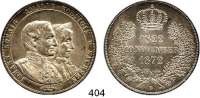 Deutsche Münzen und Medaillen,Sachsen Johann 1854 - 1873 Vereinsdoppeltaler 1872 B.  Goldene Hochzeit..  Thun 352.  AKS 160.  Jg. 133.  Thun 352.  Dav. 899.