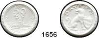 P O R Z E L L A N M Ü N Z E N,Münzen von anderen Deutschen Keramischen Fabriken Porzellanfabrik Ph.Rosenthal & Co. Selb 50 Pfennig 1921.  weiß.  Menzel 23332.