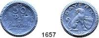 P O R Z E L L A N M Ü N Z E N,Münzen von anderen Deutschen Keramischen Fabriken Porzellanfabrik Ph.Rosenthal & Co. Selb 50 Pfennig 1921.  blau.  Menzel 23332.