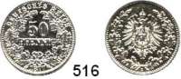 R E I C H S M Ü N Z E N,Kleinmünzen  50 Pfennig 1877 C.  Jaeger 8.