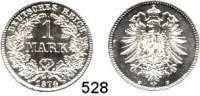 R E I C H S M Ü N Z E N,Kleinmünzen  1 Mark 1874 D.  Jaeger 9.