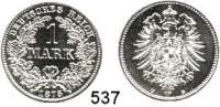 R E I C H S M Ü N Z E N,Kleinmünzen  1 Mark 1875 D.  Jaeger 9.