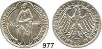 R E I C H S M Ü N Z E N,Weimarer Republik  3 Reichsmark 1928 A.  Jaeger 333.  Naumburg.