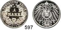 R E I C H S M Ü N Z E N,Kleinmünzen  1 Mark 1904 F.  Jaeger 17.