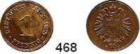 R E I C H S M Ü N Z E N,Kleinmünzen  1 Pfennig 1885 G.  Jaeger 1.