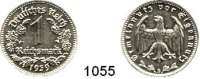 R E I C H S M Ü N Z E N,Drittes Reich  1 Reichsmark 1939 B.  Jaeger 354.