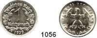 R E I C H S M Ü N Z E N,Drittes Reich  1 Reichsmark 1939 F.  Jaeger 354.
