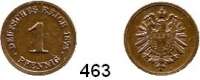 R E I C H S M Ü N Z E N,Kleinmünzen  1 Pfennig 1875 H.  Jaeger 1.