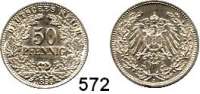 R E I C H S M Ü N Z E N,Kleinmünzen  50 Pfennig 1896 A.  Jaeger 15.