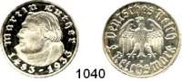 R E I C H S M Ü N Z E N,Drittes Reich  2 Reichsmark 1933 F  Jaeger 352.  Martin Luther.