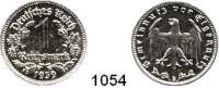 R E I C H S M Ü N Z E N,Drittes Reich  1 Reichsmark 1939 B  Jaeger 354.