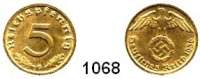 R E I C H S M Ü N Z E N,Drittes Reich  5 Reichpfennig 1936 G  Jaeger 363.