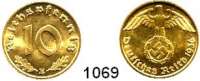 R E I C H S M Ü N Z E N,Drittes Reich  10 Reichpfennig 1936 E  Jaeger 364.