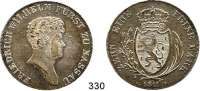 Deutsche Münzen und Medaillen,Nassau Friedrich Wilhelm 1788 - 1816 Konventionstaler 1811.  Kahnt 303.  AKS 32.  Jg. 26.  Thun 222.  Dav. 735.  Variante mit kleinem Kopfbild.