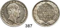 Deutsche Münzen und Medaillen,Sachsen Friedrich August II. 1836 - 1854 1/3 Sterbe-Taler 1854.  Auf seinen Tod.  AKS 119.  Jg. 93.