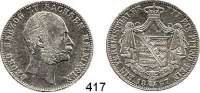 Deutsche Münzen und Medaillen,Sachsen - Meiningen Georg II. 1866 - 1914 Taler 1867.  Kahnt 510.  AKS 219.  Jg. 451.  Thun 380.  Dav. 839.